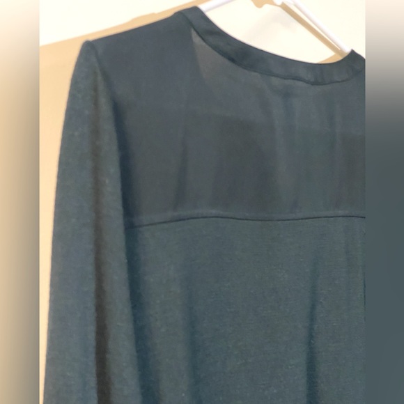 XS 3/4 sleeves women's top-dark green - Picture 4 of 4